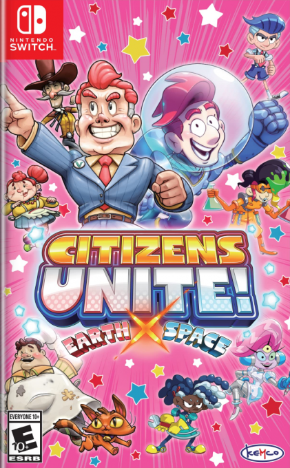 Citizens Unite! Earth X Space box art for Nintendo Switch