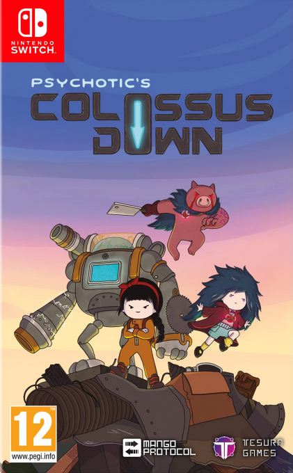 Colossus Down box art for Nintendo Switch