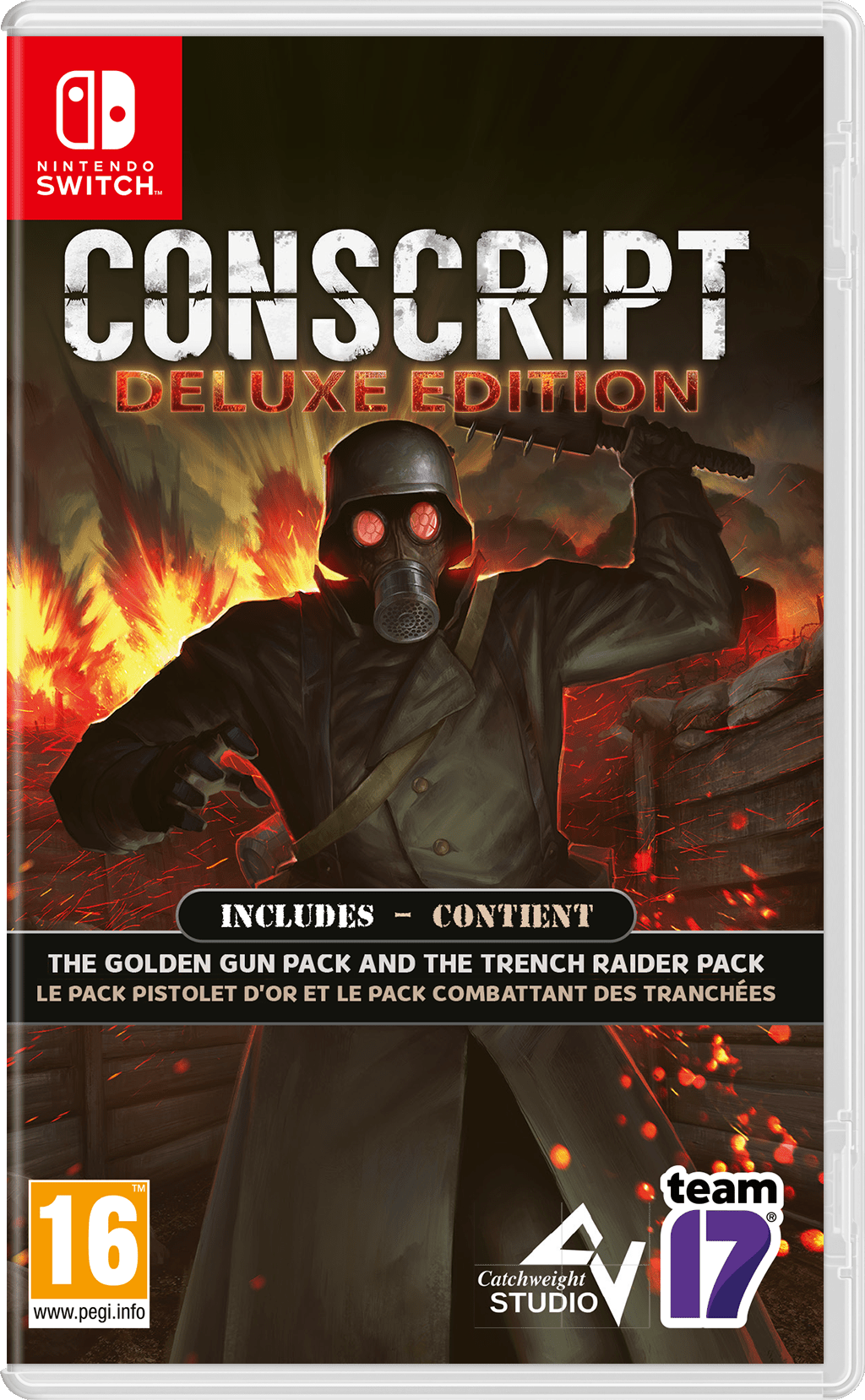 Conscript: Deluxe Edition box art for Nintendo Switch