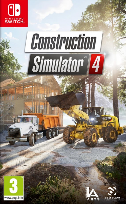 Construction Simulator 4 box art for Nintendo Switch