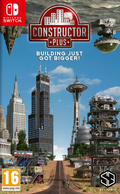 Constructor Plus box art for Nintendo Switch