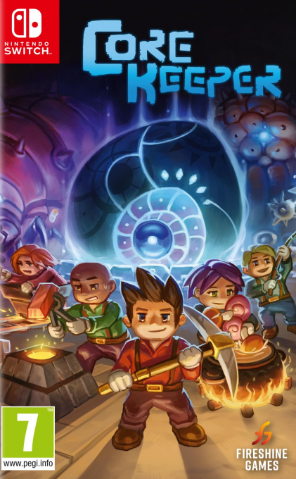 Core Keeper box art for Nintendo Switch