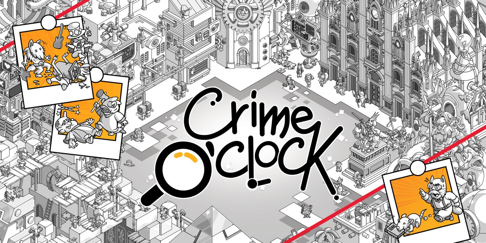 Crime O'Clock box art for Nintendo Switch