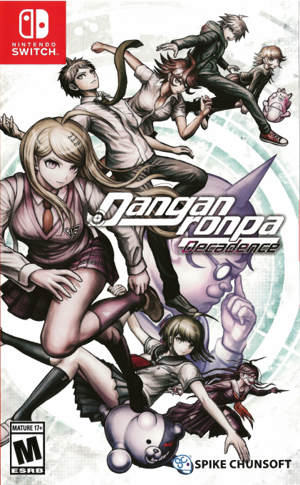 Danganronpa Decadence box art for Nintendo Switch