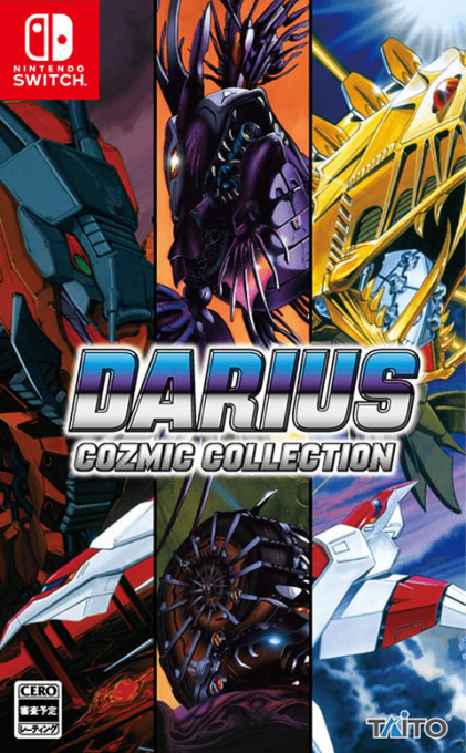 Darius Cozmic Collection Arcade box art for Nintendo Switch