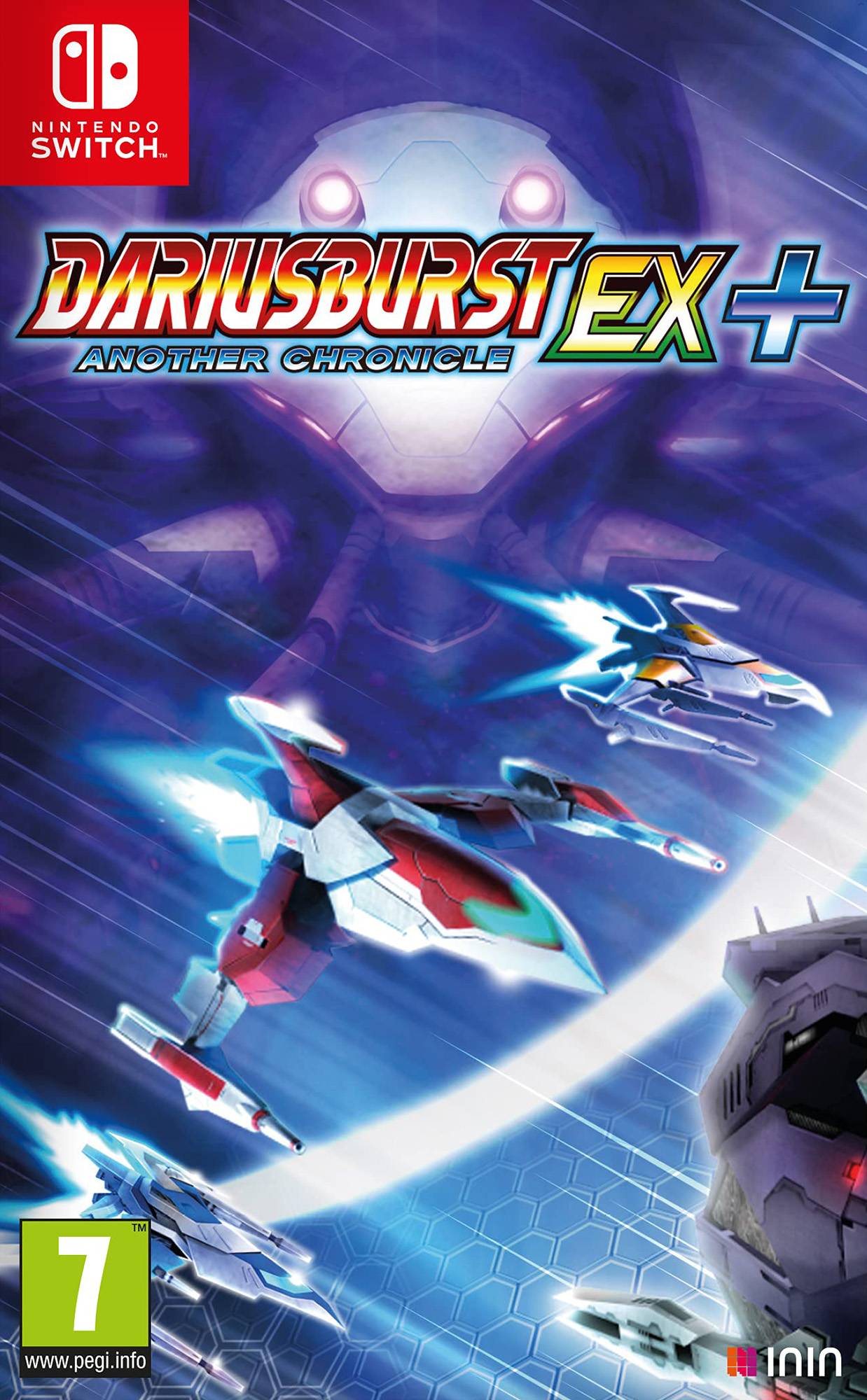 Dariusburst: Another Chronicle EX+ box art for Nintendo Switch