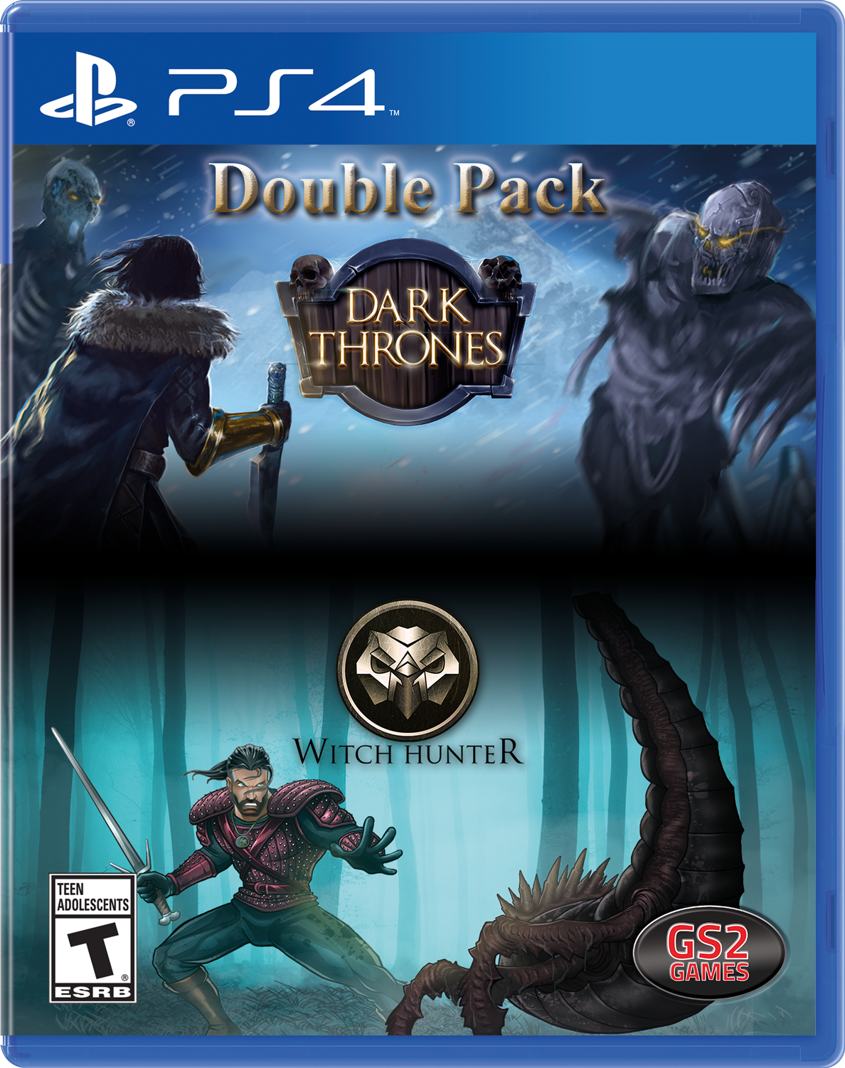 Dark Thrones And Witch Hunter Double Pack box art for Nintendo Switch