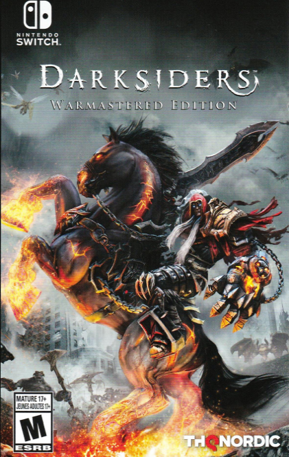 Darksiders: Warmastered Edition box art for Nintendo Switch