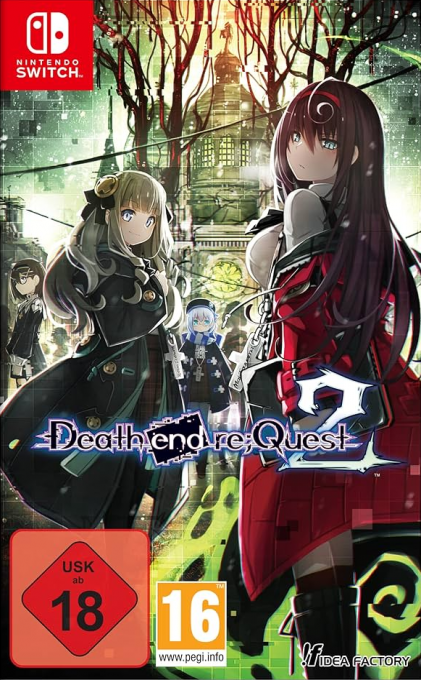 Death End Re;Quest 2 box art for Nintendo Switch