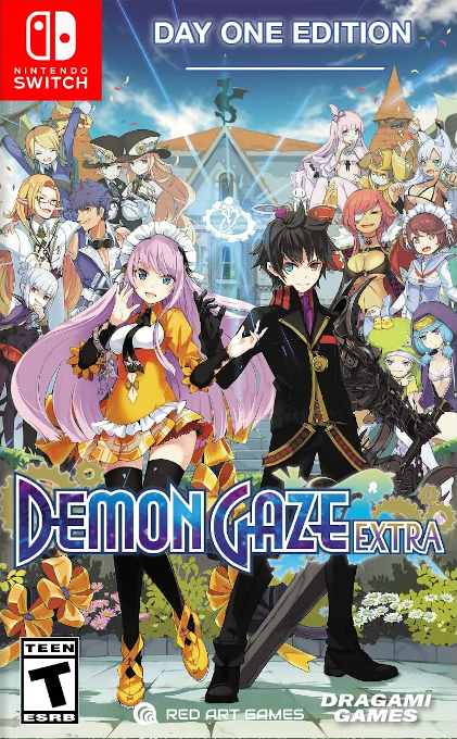 Demon Gaze Extra box art for Nintendo Switch