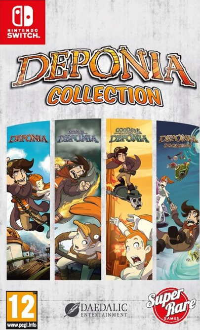 Deponia Collection box art for Nintendo Switch