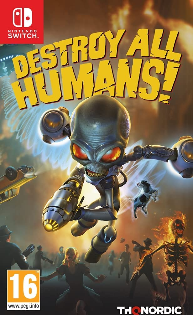 Destroy All Humans [Crypto-137 Edition] box art for Nintendo Switch