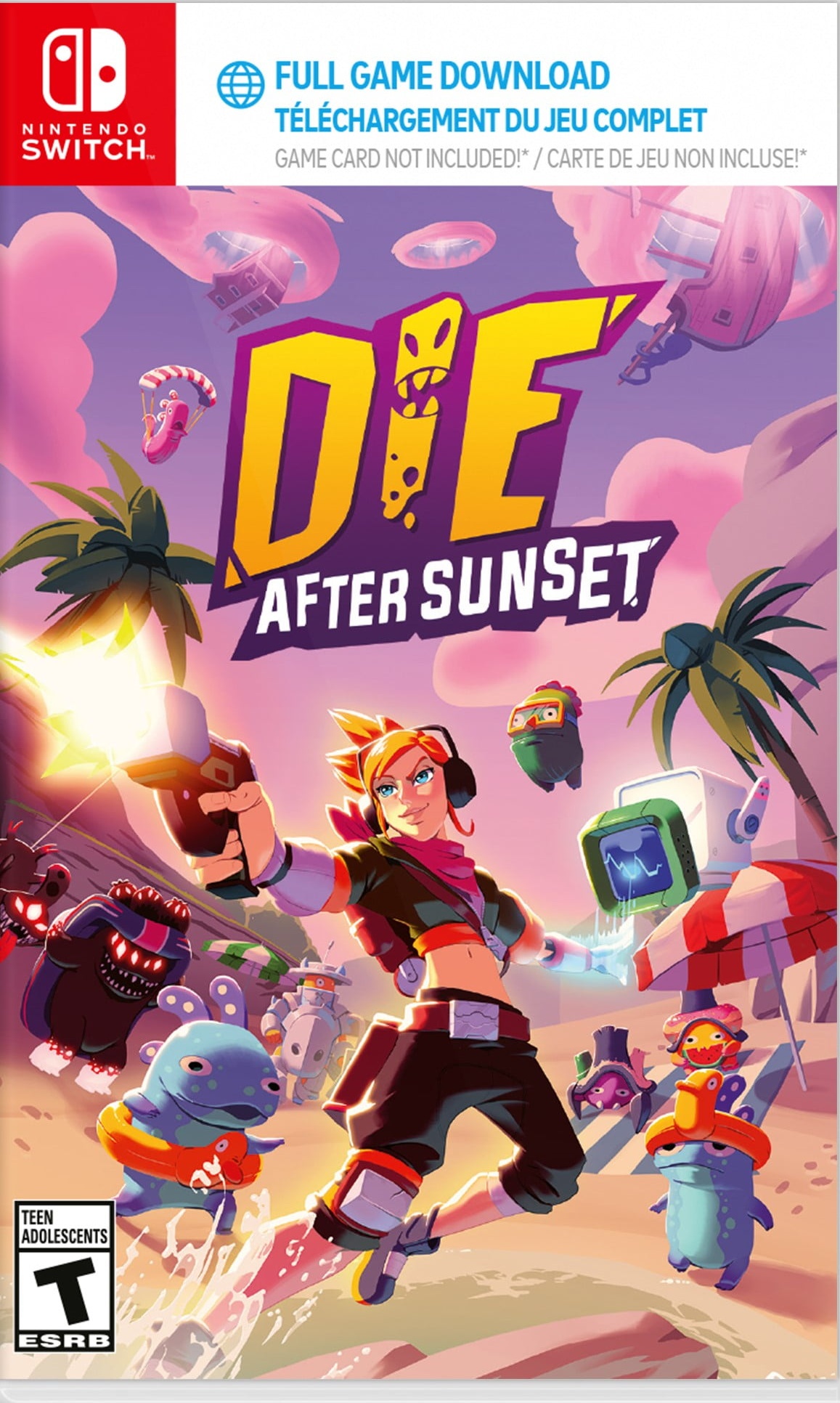 Die After Sunset box art for Nintendo Switch