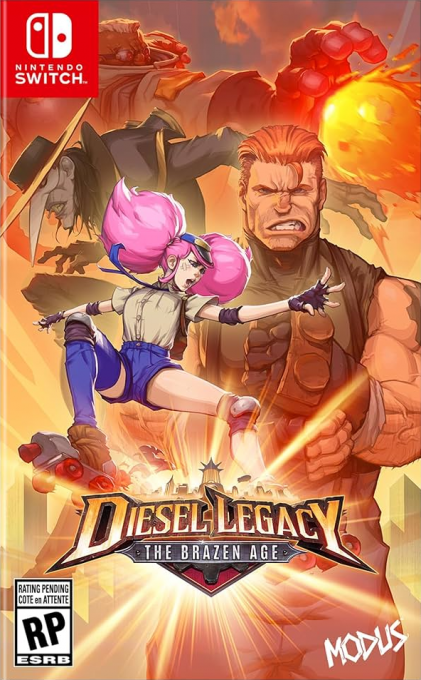 Diesel Legacy: The Brazen Age box art for Nintendo Switch