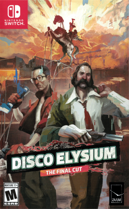 Disco Elysium: The Final Cut box art for Nintendo Switch