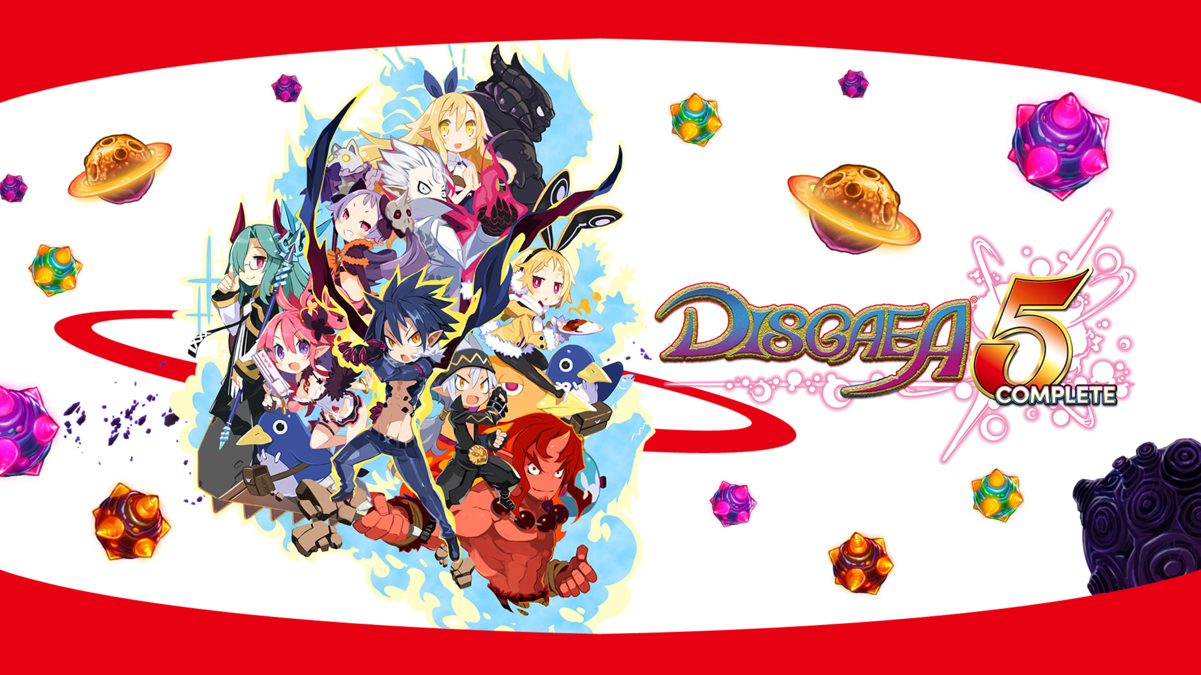Disgaea 5 Complete Limited Edition box art for Nintendo Switch