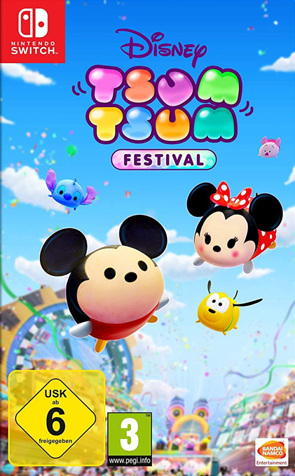 Disney Tsum Tsum Festival box art for Nintendo Switch