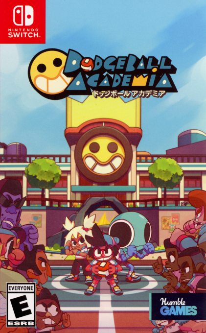 Dodgeball Academia box art for Nintendo Switch
