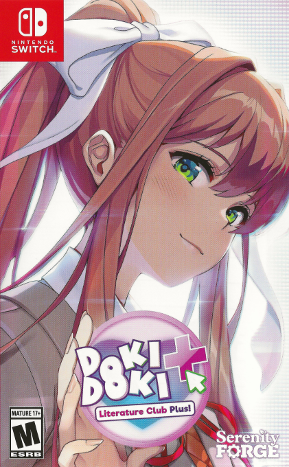Doki Doki Literature Club Plus box art for Nintendo Switch