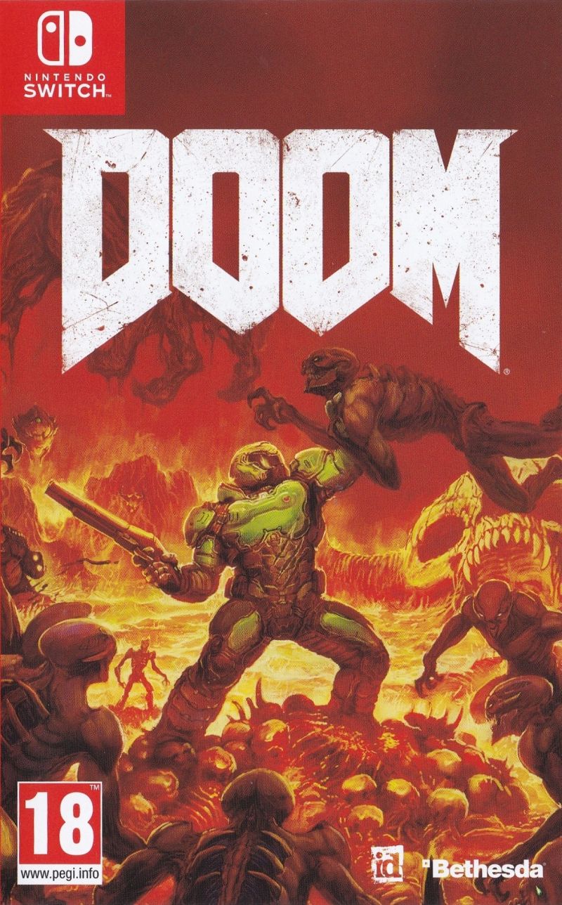 Doom 25 Wireless Controller box art for Nintendo Switch