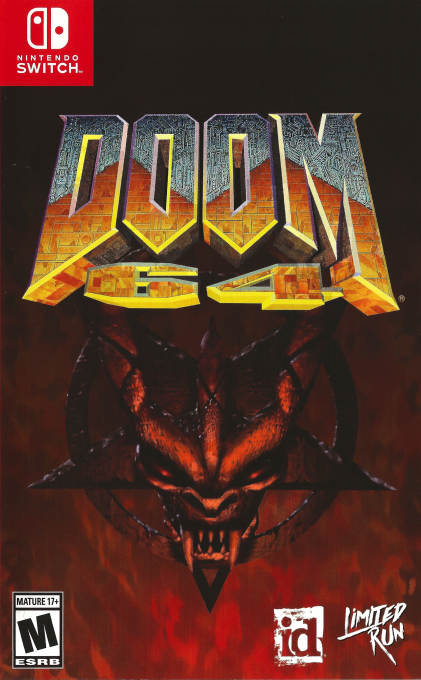 Doom 64 box art for Nintendo Switch