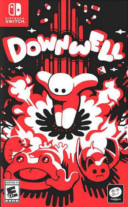 Downwell box art for Nintendo Switch