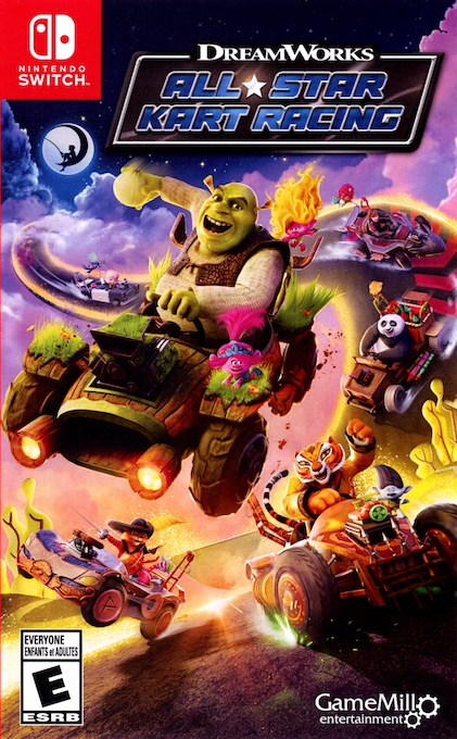 DreamWorks All-Star Kart Racing box art for Nintendo Switch