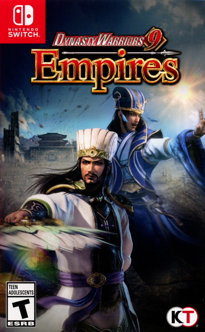 Dynasty Warriors 9 Empires box art for Nintendo Switch