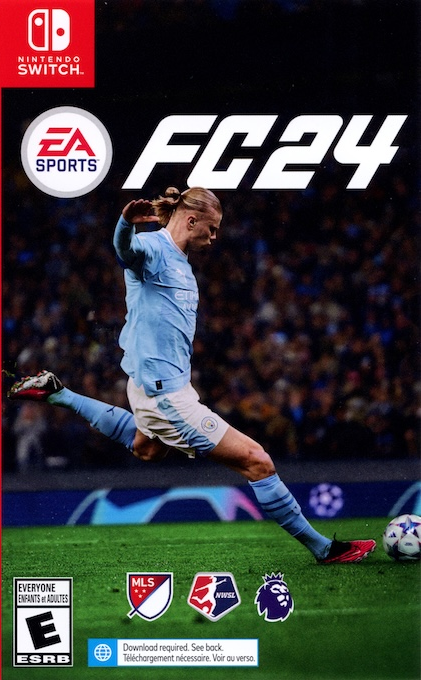EA Sports FC 24 box art for Nintendo Switch