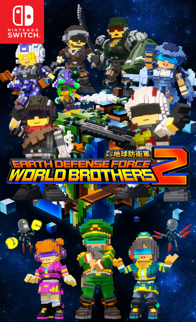 Earth Defense Force: World Brothers 2 box art for Nintendo Switch