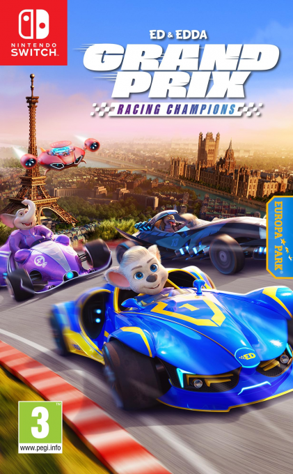 Ed & Edda: GRAND PRIX - Racing Champions box art for Nintendo Switch