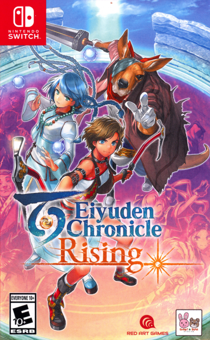 Eiyuden Chronicle: Rising box art for Nintendo Switch