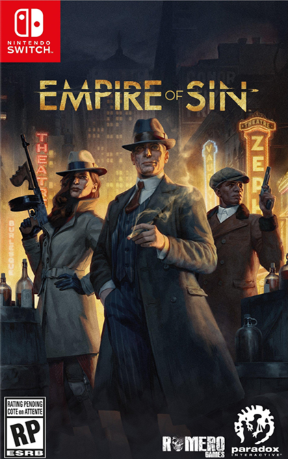 Empire of Sin box art for Nintendo Switch
