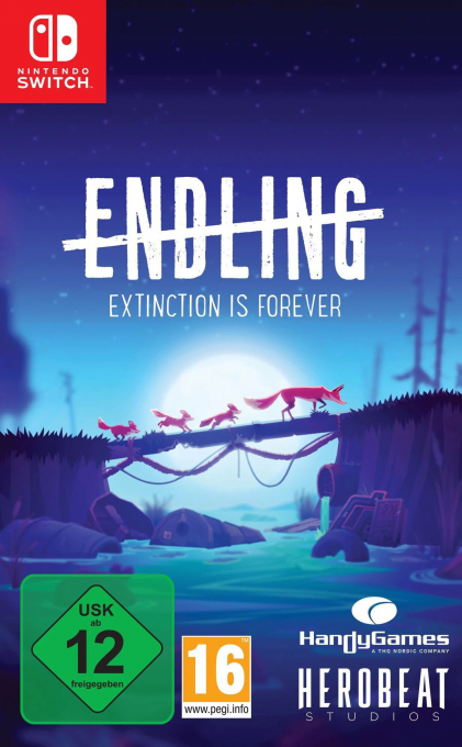 Endling: Extinction is Forever box art for Nintendo Switch