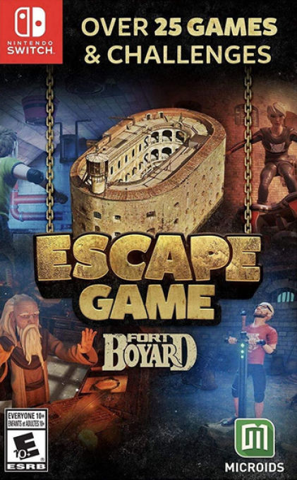 Escape Game Fort Boyard box art for Nintendo Switch