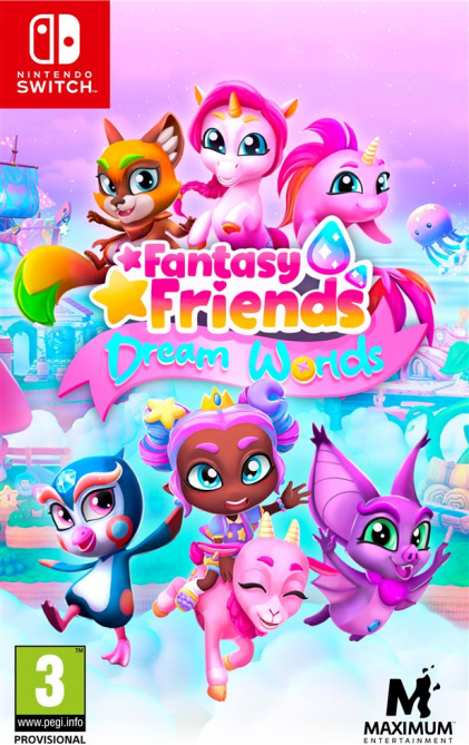 Fantasy Friends: Dream Worlds box art for Nintendo Switch