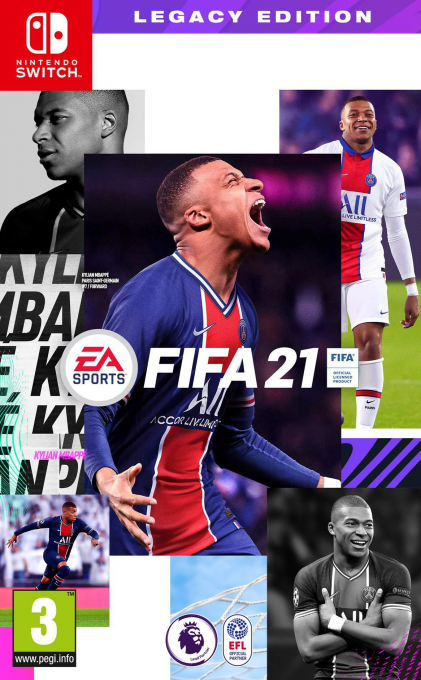 FIFA 21: Legacy Edition box art for Nintendo Switch