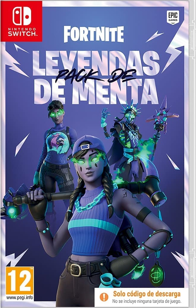 Fortnite: Minty Legends Pack box art for Nintendo Switch