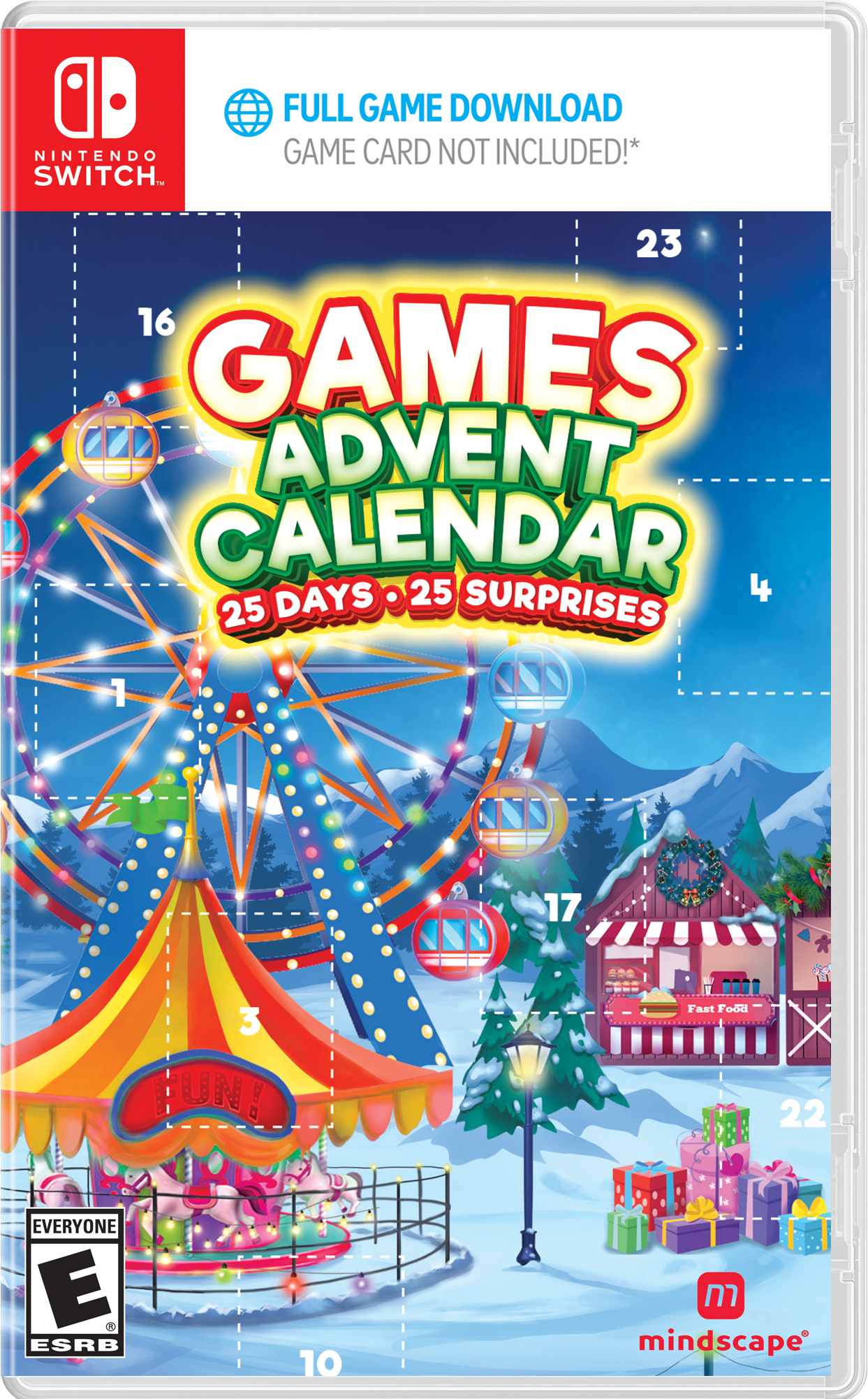 Games Advent Calendar - 25 Days - 25 Surprises box art for Nintendo Switch