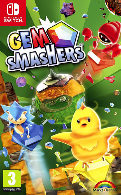 Gem Smashers box art for Nintendo Switch