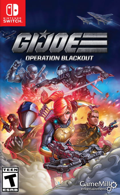 G.I. Joe: Operation Blackout box art for Nintendo Switch
