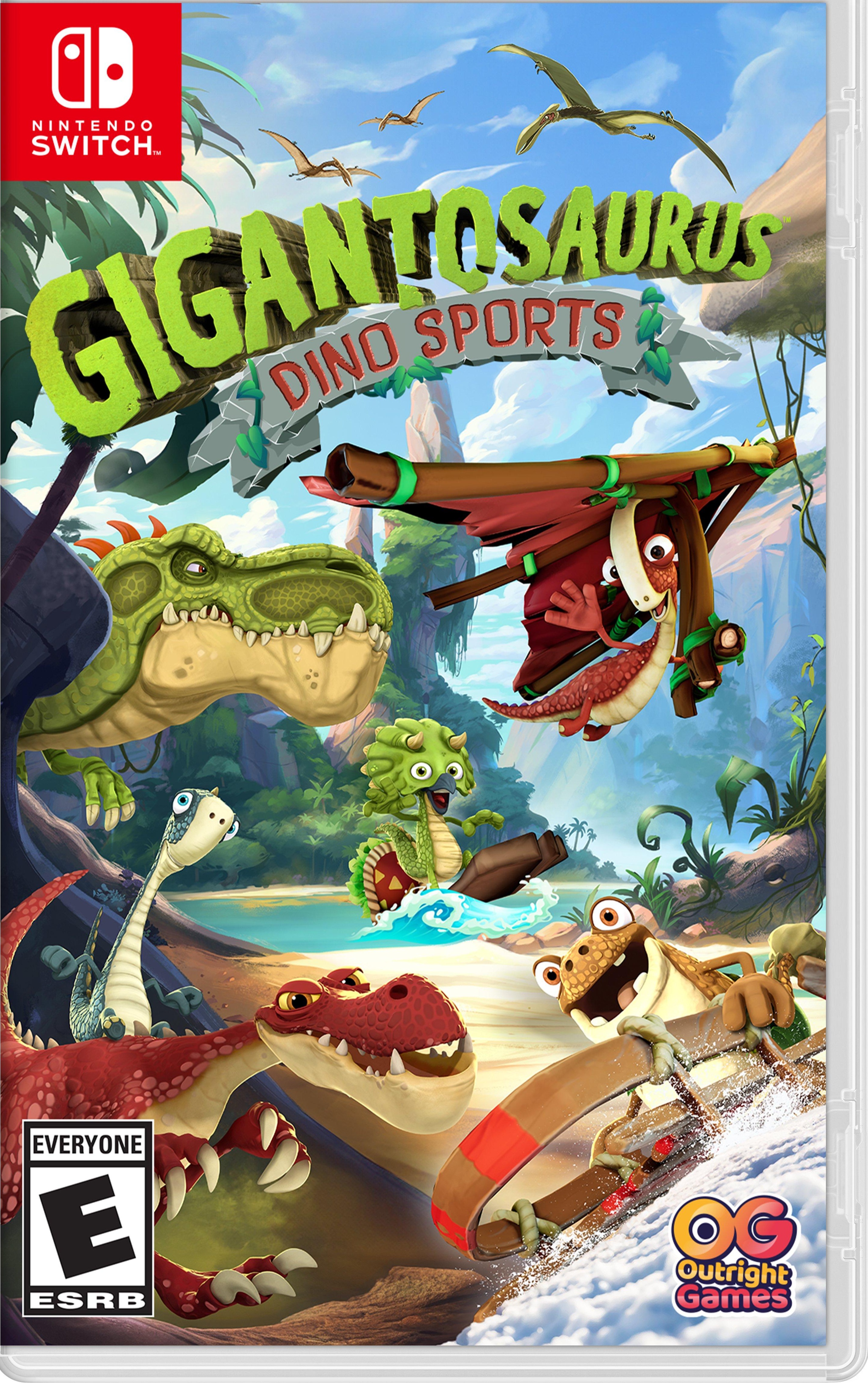 Gigantosaurus: Dino Sports box art for Nintendo Switch