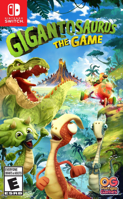 Gigantosaurus: The Game box art for Nintendo Switch