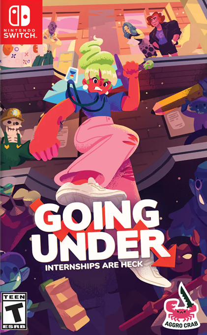 Going Under box art for Nintendo Switch