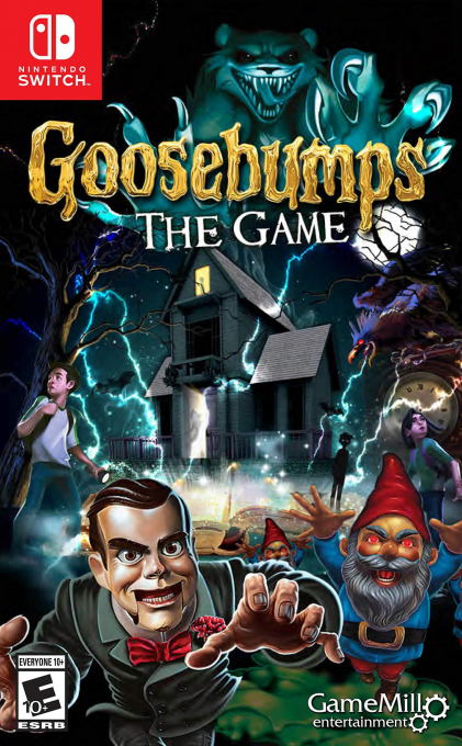Goosebumps The Game box art for Nintendo Switch