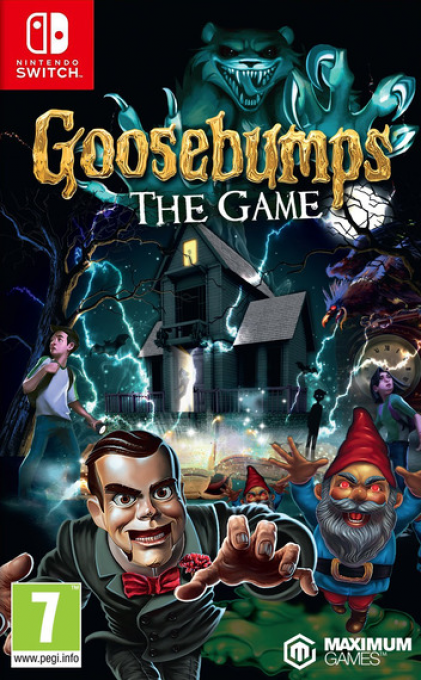 Goosebumps The Game box art for Nintendo Switch