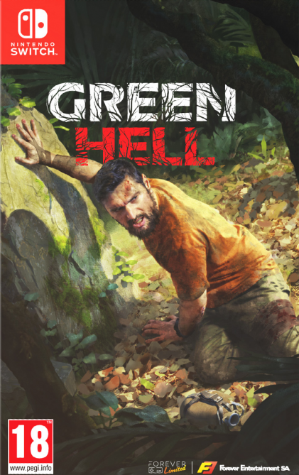 Green hell box art for Nintendo Switch