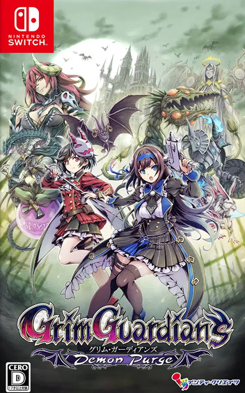 Grim Guardians: Demon Purge box art for Nintendo Switch