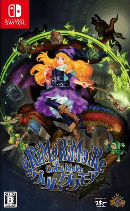 GrimGrimoire Once More box art for Nintendo Switch