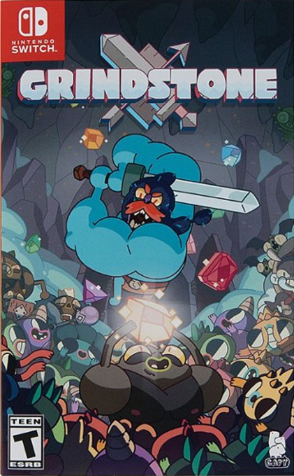 Grindstone [iam8bit] box art for Nintendo Switch